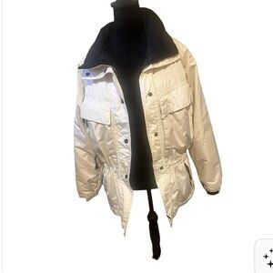 Eddie Bauer white coat